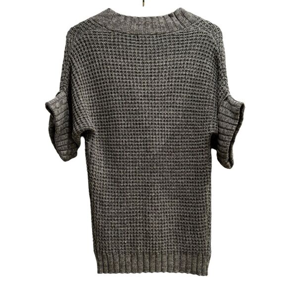 The Limited Gray Shimmer Three Button Cardigan Sweater XS - Picture 2 of 5